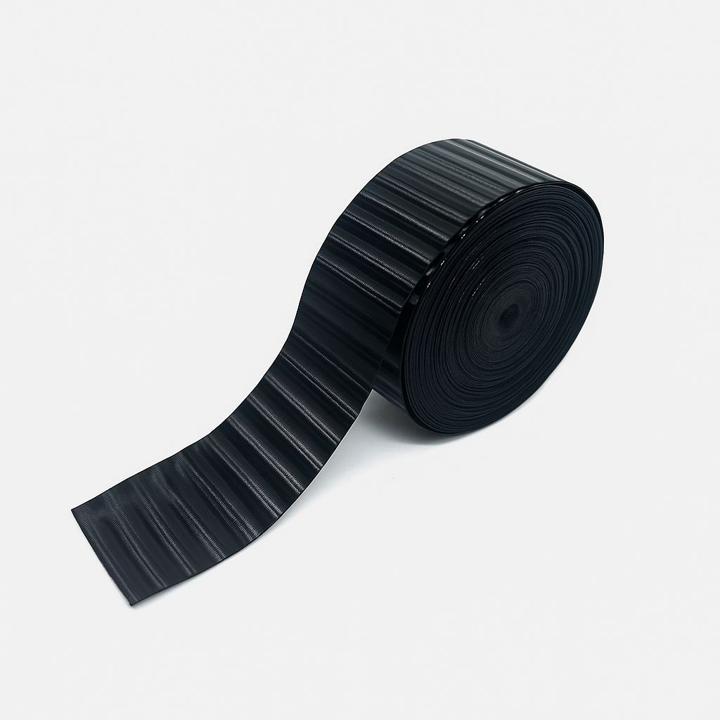 5 meters Accordion bellow tape stripe/ Black 24mm