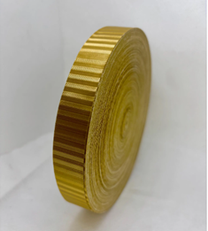 50 meters Accordion bellow tape stripe Gold