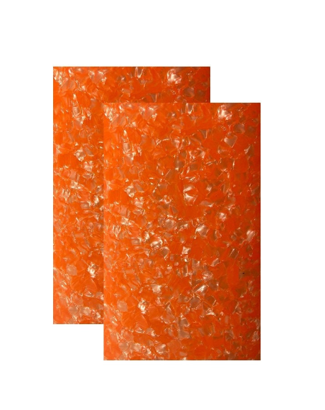 2 Sheets of Celluloid sheets ( 15.75 x 6.71 x 0.7 inches) for musical instruments, jewelry, old items. Etc.