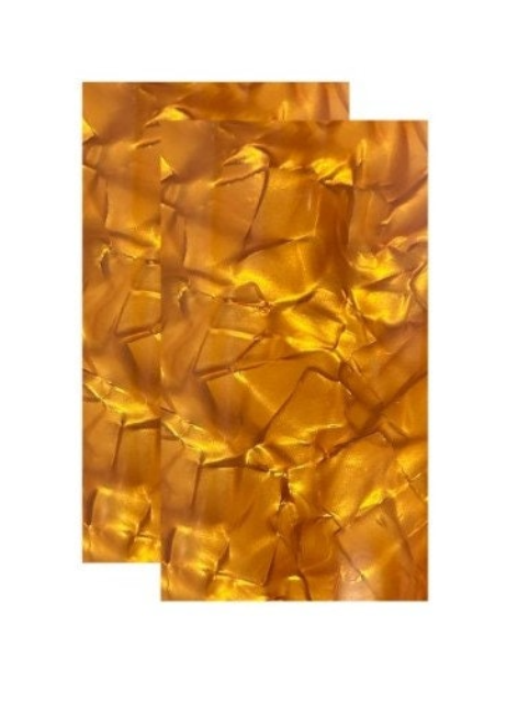 2 Sheets of Celluloid sheets ( 15.75 x 6.71 x 0.5 inches) for musical instruments, jewelry, old items. Etc.